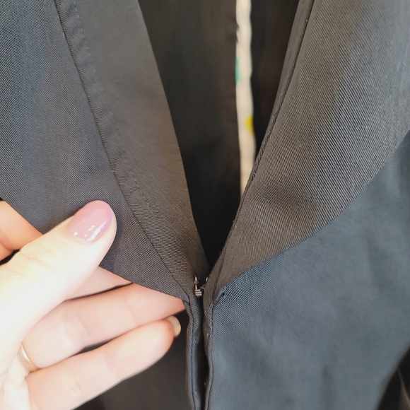 Daniel Rainn Open Front Black Blazer Jacket Women's Size 1X - Picture 7 of 12